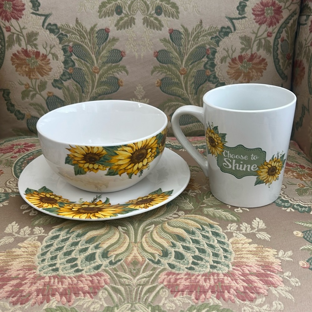 Royal Norfolk Sunflower Gift Set